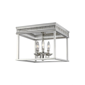 Generation Lighting-Sean Lavin-Three Light Flush Mount In Transitional Style-13 Inch Wide By 9.75 Inch Tall - 1156322