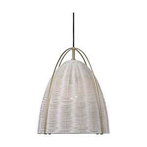 Norman - 1 Light Medium Pendant-15.38 Inch Tall and 13.38 Inch Wide - 1379641