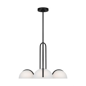 Nido - 3 Light Medium Chandelier In Modern Style-17 Inches Tall and 26 Inches Wide - 1316109