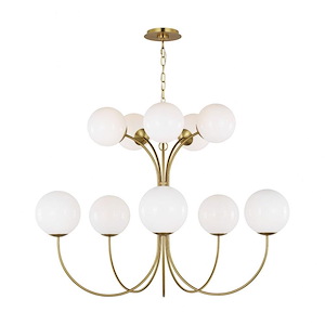Noemie - 10 Light Large Chandelier-27.5 Inches Tall and 38.25 Inches Wide - 1331730