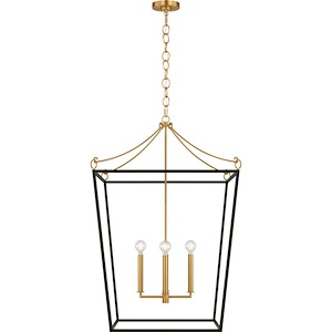 Carlyle - 4 Light Pendant-37 Inch Tall and 24.38 Inch Wide - 1395702