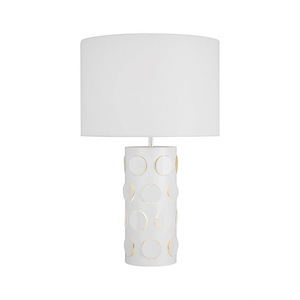 Generation Lighting-Dottie-18W 2 LED Table Lamp In Midcentury Style-13.25 Inch Tall and 16.5 Inch Wide - 1157786