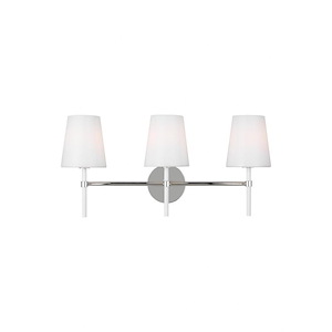 Generation Lighting-Monroe-3 Light Bath Vanity In Contemporary and Modern Style-75.25 Inch Tall and 23 Inch Wide - 1155492