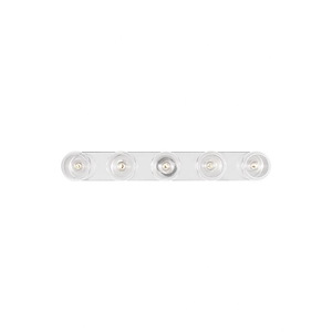 Generation Lighting-Monroe-5 Light Bath Vanity In Modern Style-5.13 Inch Tall and 36 Inch Wide - 1157286