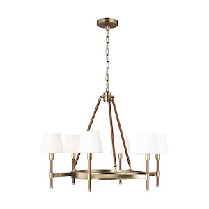 Generation Lighting-Katie-6 Light Medium Chandelier-24.38 Inch Tall and 32 Inch Wide - 989849