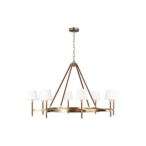 Generation Lighting-Katie-8 Light Large Chandelier-29.25 Inch Tall and 48 Inch Wide - 989850