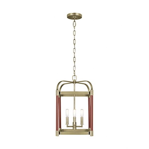 Generation Lighting-Hadley-4 Light Small Pendant-20.63 Inch Tall and 12.25 Inch Wide - 1159925