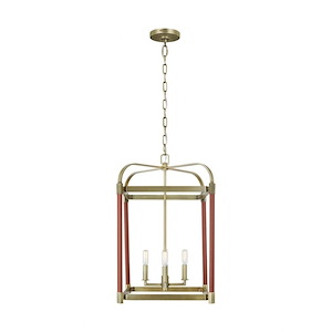 Generation Lighting-Hadley-4 Light Medium Pendant-25.5 Inch Tall and 15.75 Inch Wide - 1157957