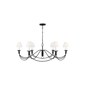 Generation Lighting-Lauren Ralph Lauren-Sullivan-6 Light Medium Chandelier-15.5 Inch Tall And 41.88 Inch Wide - 1156077
