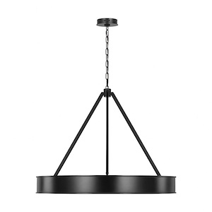 Leonard - 34W 1 LED Large Chandelier-28 Inches Tall and 36 Inches Wide - 1331903
