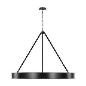 Leonard - 53W 1 LED Large Chandelier-37 Inches Tall and 48 Inches Wide - 1331731