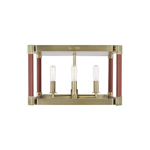 Generation Lighting-Hadley-4 Light Flush Mount-9.25 Inch Tall and 14.88 Inch Wide - 1158345