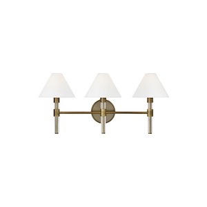 Robert - 3 Light Bath Vanity In Mid-Century Modern Style-12.13 Inches Tall and 26.5 Inches Length - 989878