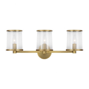 Reynolds - 3 Light Large Bath Vanity-9 Inches Tall and 23.88 Inches Wide - 1331845