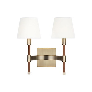 Generation Lighting-Katie-2 Light Double Wall Sconce-13.38 Inch Tall and 13.5 Inch Wide - 989881