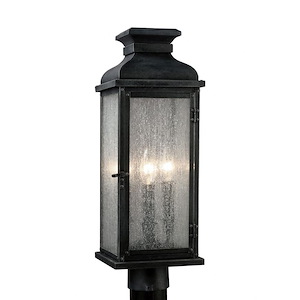 Generation Lighting-Sean Lavin-Two Light Outdoor Post Mount In Transitional Style-7 Inch Wide By 20.13 Inch Tall - 1157779