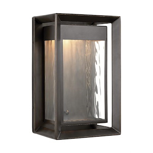 Generation Lighting-Sean Lavin-1 Light Outdoor Led Wall Lantern In Modern Style-8 Inch Wide By 13 Inch High - 1157344