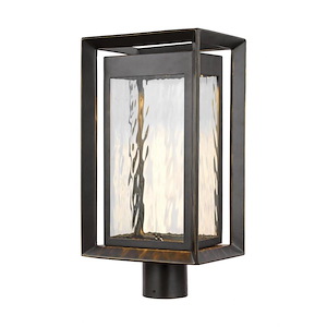 Generation Lighting-Sean Lavin-26W 1 Led Outdoor Post Lantern In Modern Style-10 Inch Wide By 18.75 Inch High - 1156190