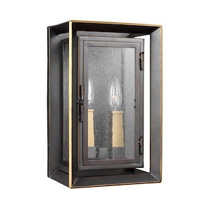 Generation Lighting-Sean Lavin 13 Inch Outdoor Wall Lantern Modern StoneStrong Approved for Wet Locations - 1159300