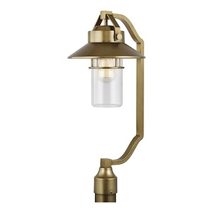 Generation Lighting-Sean Lavin-One Light Outdoor Post Lantern in Transitional Style-10.5 Inch Wide by 24.5 Inch Tall - 990118