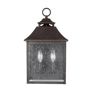 Generation Lighting-Sean Lavin-Two Light Outdoor Pocket Wall Lantern In Traditional Style-9.5 Inch Wide By 17 Inch Tall - 1158061