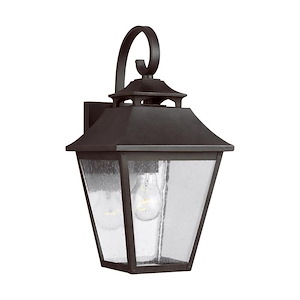 Generation Lighting-Sean Lavin-Outdoor Wall Lantern Stainless Steel In Traditional Style-8 Inch Wide By 16 Inch Tall - 1159050