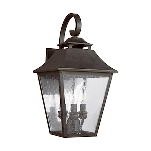 Generation Lighting-Sean Lavin-Outdoor Wall Lantern Stainless Steel In Traditional Style-9.5 Inch Wide By 19 Inch Tall - 1159628