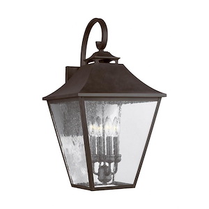 Generation Lighting-Sean Lavin-Outdoor Wall Lantern Stainless Steel In Traditional Style-13.25 Inch Wide By 25.38 Inch Tall - 1159780