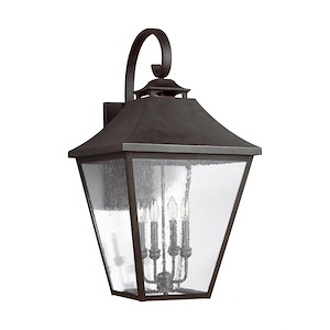 Generation Lighting-Sean Lavin-Outdoor Wall Lantern Stainless Steel In Traditional Style-17 Inch Wide By 33.38 Inch Tall - 1159544