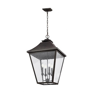 Generation Lighting-Sean Lavin-Four Light Outdoor Hanging Lantern In Traditional Style-17.5 Inch Wide By 29.25 Inch Tall - 1157527