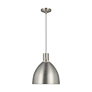 Generation Lighting-Sean Lavin-Pendant 1 Light in Contemporary Style-16.5 Inch Wide by 19.75 Inch Tall - 989900