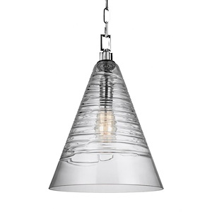 Generation Lighting-Sean Lavin-Pendant 1 Light in Contemporary Style-11.75 Inch Wide by 18 Inch Tall - 1157356