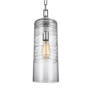 Generation Lighting-Sean Lavin-Pendant 1 Light in Contemporary Style-5.88 Inch Wide by 18.75 Inch Tall - 1154983