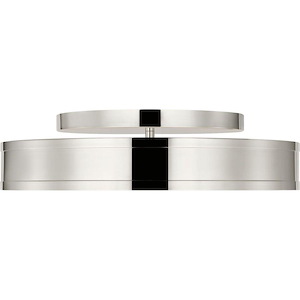 Dupont - 26W LED Round Semi-Flush Mount-4 Inch Tall and 16 Inch Wide - 1395678