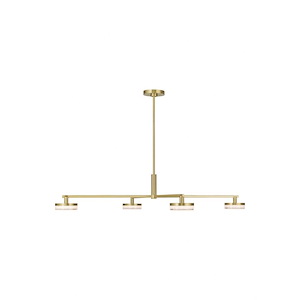 Khan - 30W 4 LED Large Chandelier-8.13 Inch Tall and 34 Inch Wide - 1378108