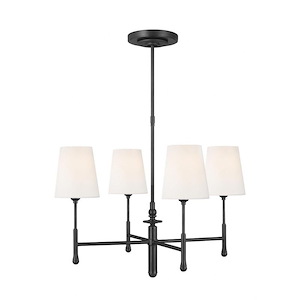Generation Lighting-Capri From Tob Thomas O'Brien-Four Light Chandelier-26 Inch Wide By 28.25 Inch Tall - 1158307
