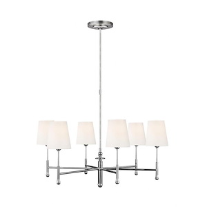 Generation Lighting-Capri from TOB Thomas O'Brien-Six Light Chandelier-34 Inch Wide by 29.75 Inch Tall - 1158713