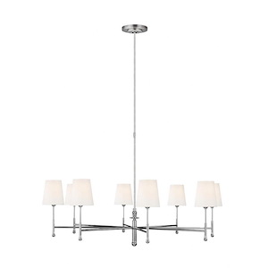 Generation Lighting-Capri from TOB Thomas O'Brien-Eight Light Chandelier-48 Inch Wide by 29.75 Inch Tall - 1158997