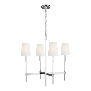Generation Lighting-Beckham Classic from TOB Thomas O'Brien-Four Light Chandelier-26 Inch Wide by 27.38 Inch Tall - 1158865