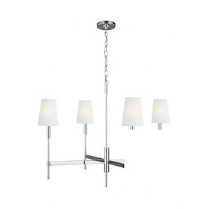 Generation Lighting-Beckham Classic from TOB Thomas O'Brien-Four Light Chandelier-36 Inch Wide by 27.38 Inch Tall - 1155813