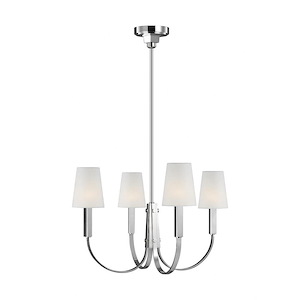 Generation Lighting-Logan from TOB Thomas O'Brien-Four Light Chandelier-26.25 Inch Wide by 16.88 Inch Tall - 1154692