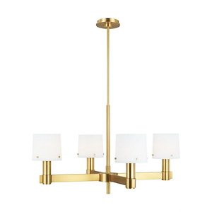 Generation Lighting-Palma-4 Light Medium Chandelier in Transitional Style-32.25 Inch Wide by 18.38 Inch Tall - 1160448
