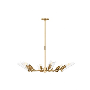 Mezzo - 6 Light Large Chandelier-17.88 Inches Tall and 39.5 Inches Wide - 1290085