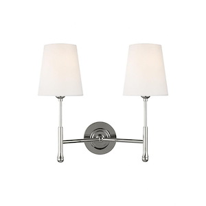 Generation Lighting-Capri from TOB Thomas O'Brien-Two Light Wall Sconce-16 Inch Wide by 14.5 Inch Tall - 1160204