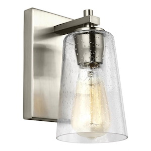 Generation Lighting-Sean Lavin-One Light Wall Sconce in Traditional Style-5 Inch Wide by 8.88 Inch Tall - 1159747