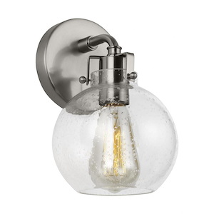 Generation Lighting-Sean Lavin-One Light Wall Sconce in Transitional Style-6.25 Inch Wide by 10 Inch Tall - 990136