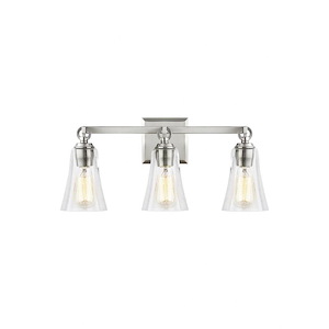 Generation Lighting-Sean Lavin-3 Light Transitional Bath Vanity in Transitional Style-21.75 Inch Wide by 9.5 Inch Tall - 990140