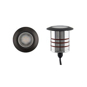 Colorscaping - 4.5W 1 LED Round Indicator Light-2.44 Inch Tall and 2.69 Inch Wide - 1367508