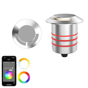 Colorscaping - 5W 1 LED Single Indicator Light-2.75 Inch Tall and 2.69 Inch Wide - 1367512