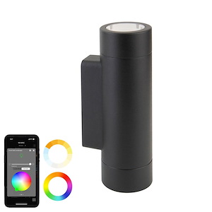 Colorscaping - 7W 2 LED Wall Light-5.38 Inch Tall and 2.45 Inch Wide - 1367517